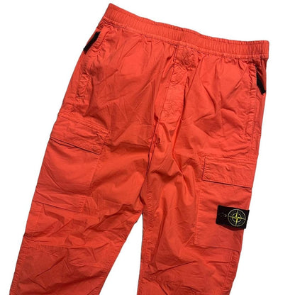Stone Island Orange Combat Cargos