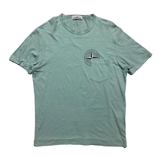 Stone Island Blue Side Logo T-Shirt - Known Source