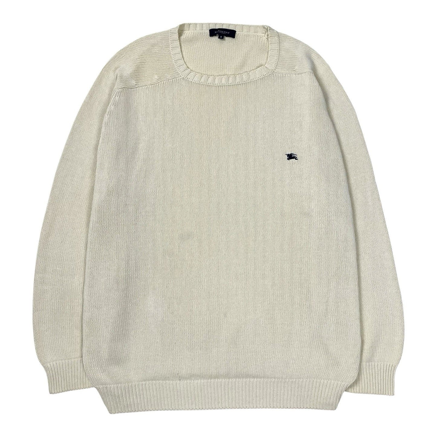 Vintage Burberry Cable Knit Jumper, Size XXL | O/S, Yellow