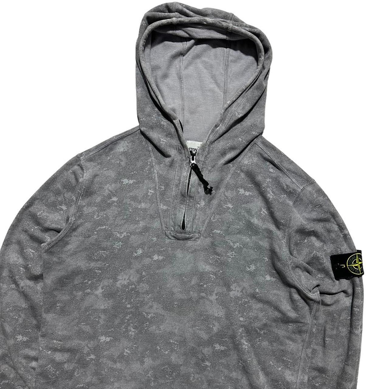 Stone Island Camo Quarter Zip Pullover