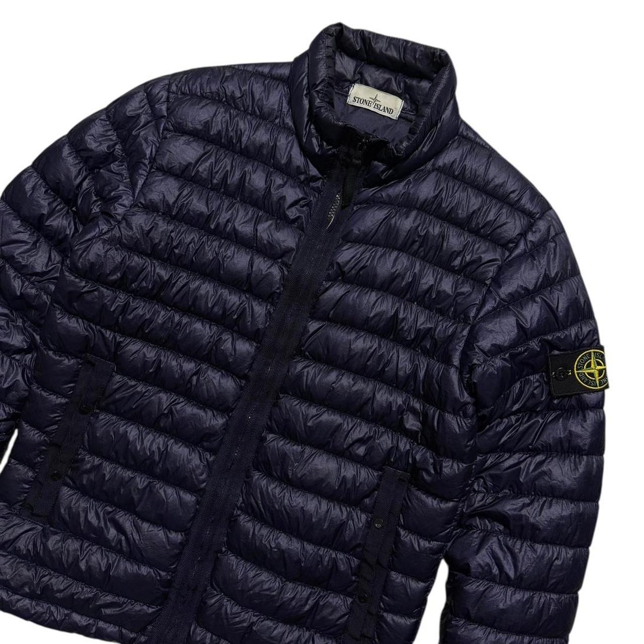 Stone Island Garment Dyed Down Jacket | Medium, Navy