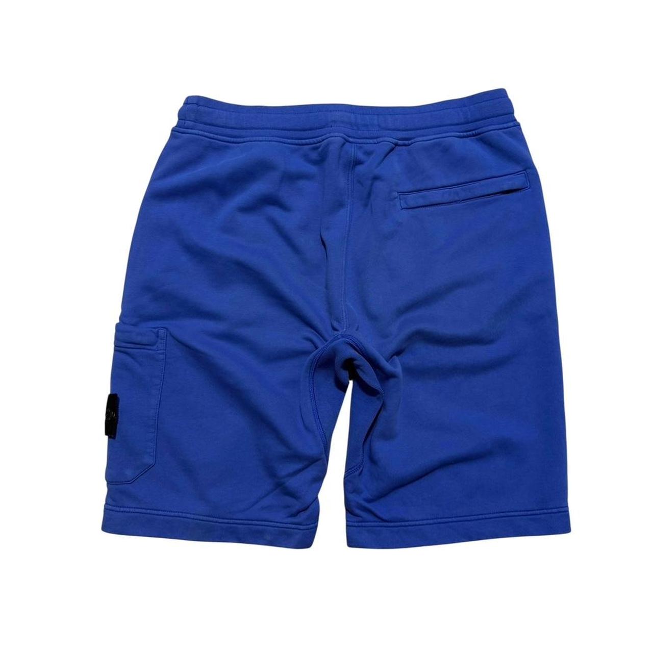 Stone Island Cotton Shorts | Medium, Blue