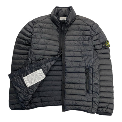 Stone Island Puffer Jacket AW23 Loom Woven Chambers R-Nylon Down-TC, Size Medium | O/S, Navy