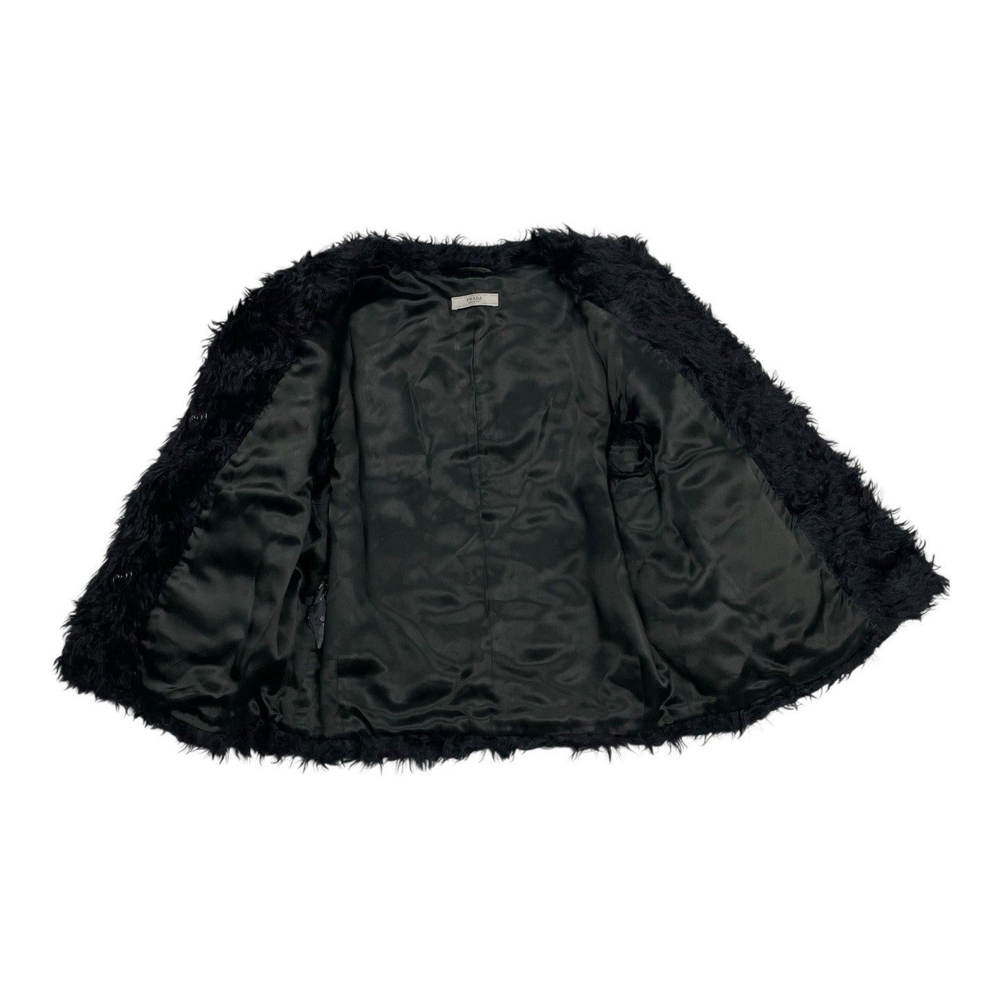 Prada Mohair Cardigan, Size UK8 | O/S, Black