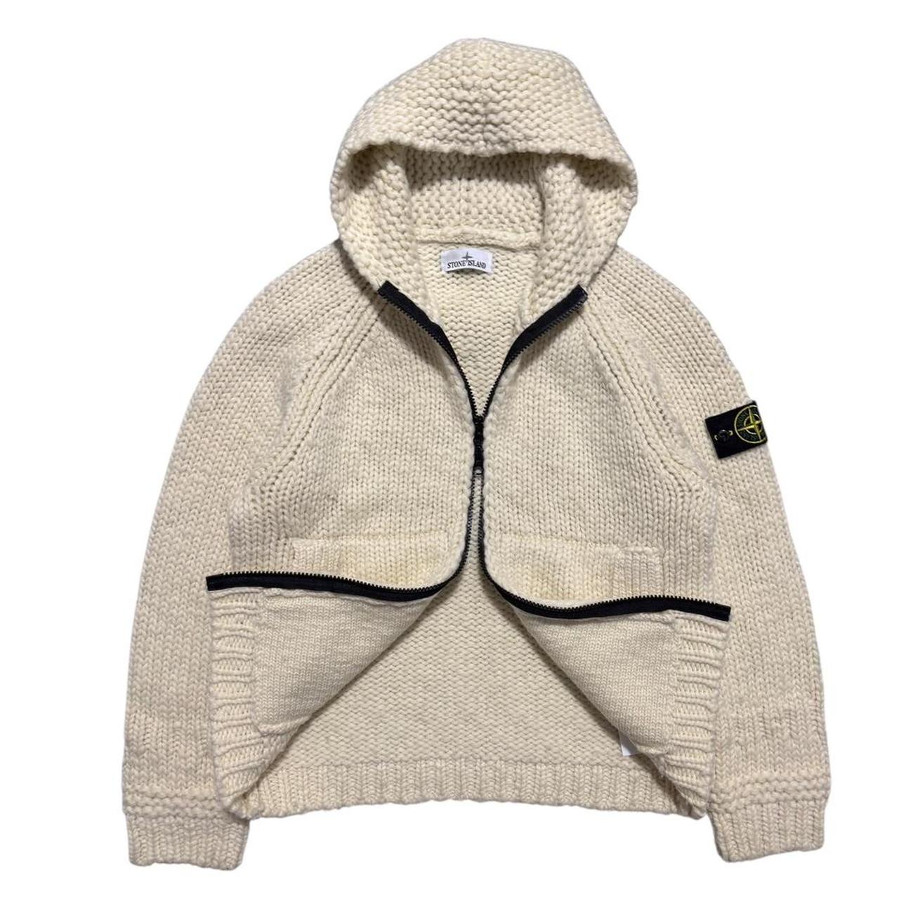 Stone Island Heavy Knit Zip Up