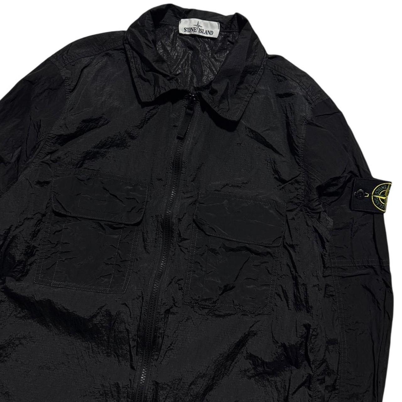 Stone Island Nylon Metal Overshirt | Medium, Black