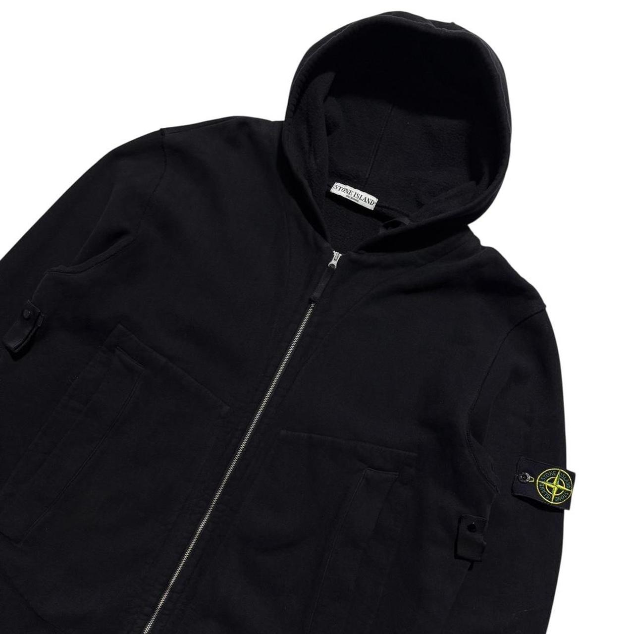Stone Island Fleece Lined Full Zip Hoodie