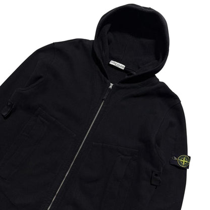 Stone Island Fleece Lined Full Zip Hoodie