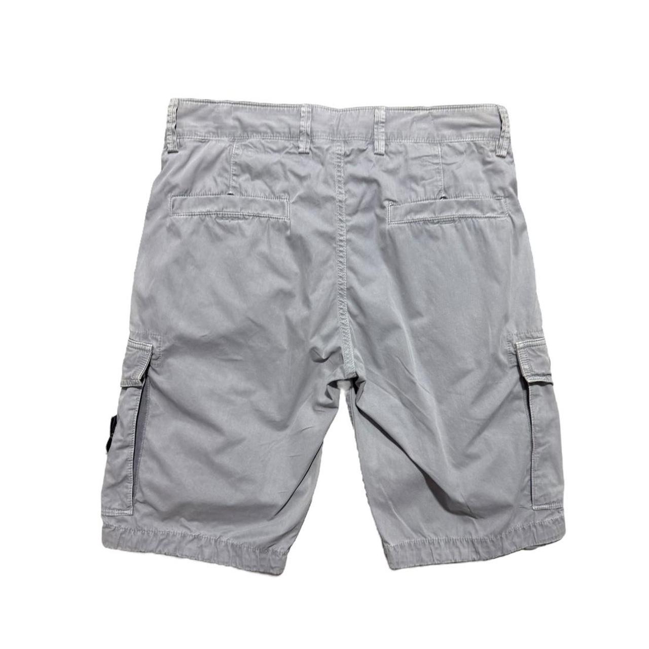 Stone Island Canvas Cargo Shorts