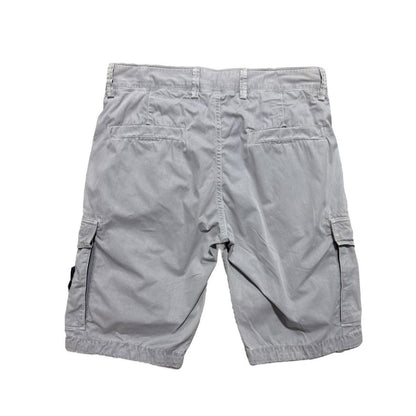 Stone Island Canvas Cargo Shorts