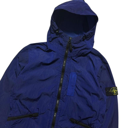 Stone Island Nylon Metal Flock Jacket | Large, Blue