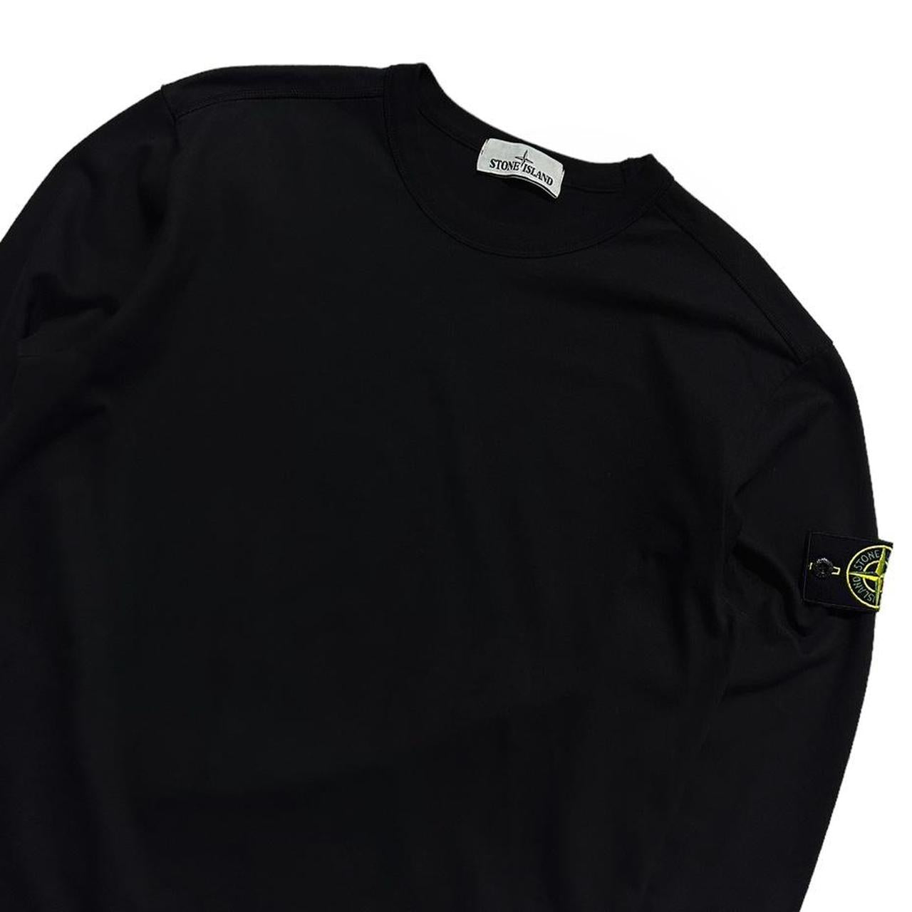 Stone Island Black Pullover Crewneck