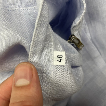 Vintage CP Company Donna Linen Overshirt, Size Large | O/S, Blue