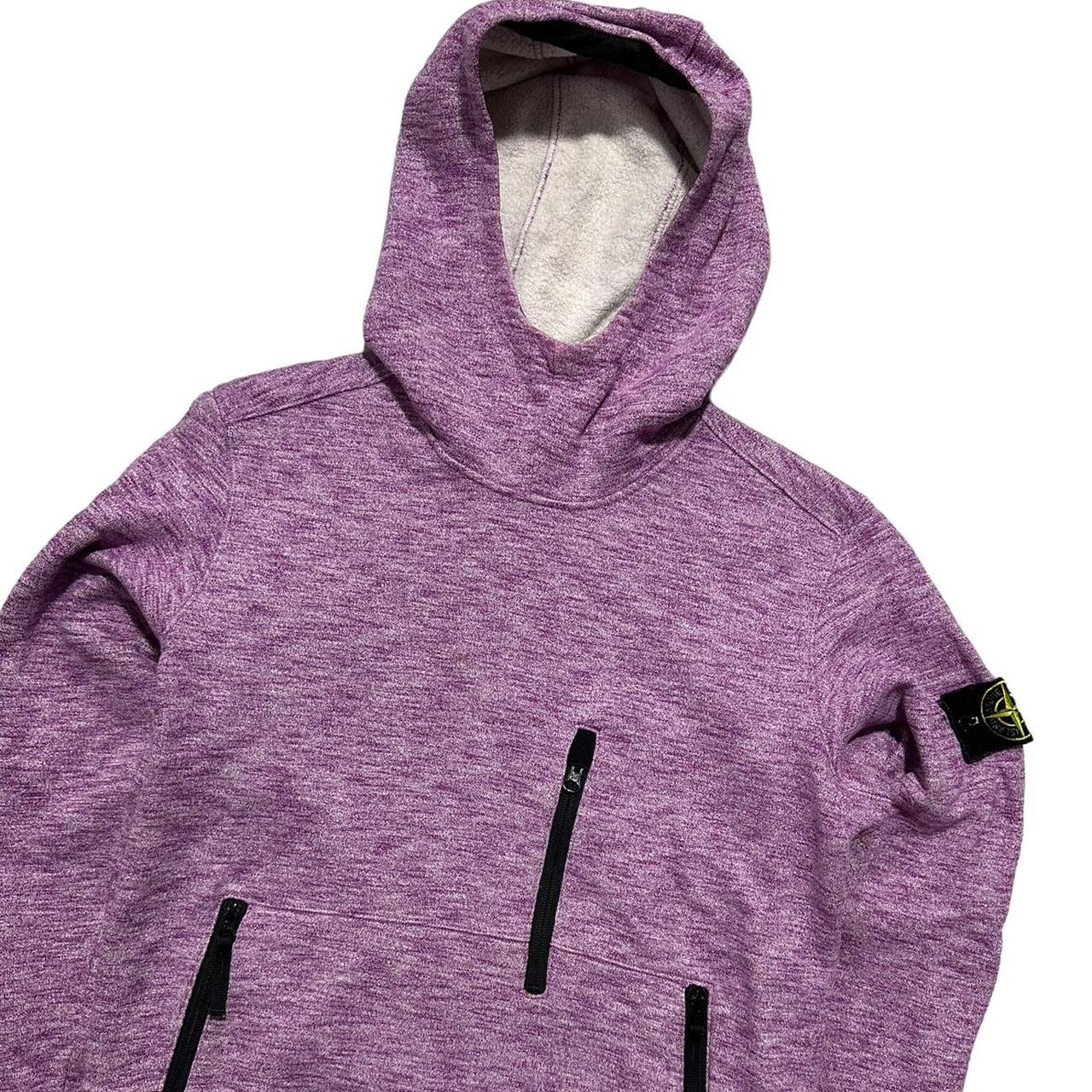 Stone Island Pink Grain Pullover Hoodie