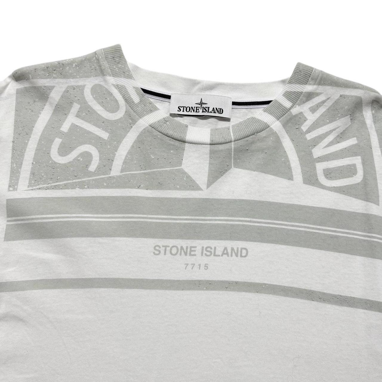 Stone Island Print T-Shirt | XXL, White