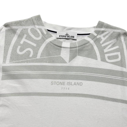 Stone Island Print T-Shirt | XXL, White