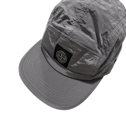 Stone Island Silver Nylon Metal Cap | O/S, Silver