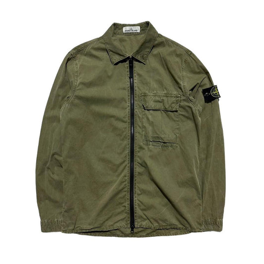 Stone Island Green Overshirt