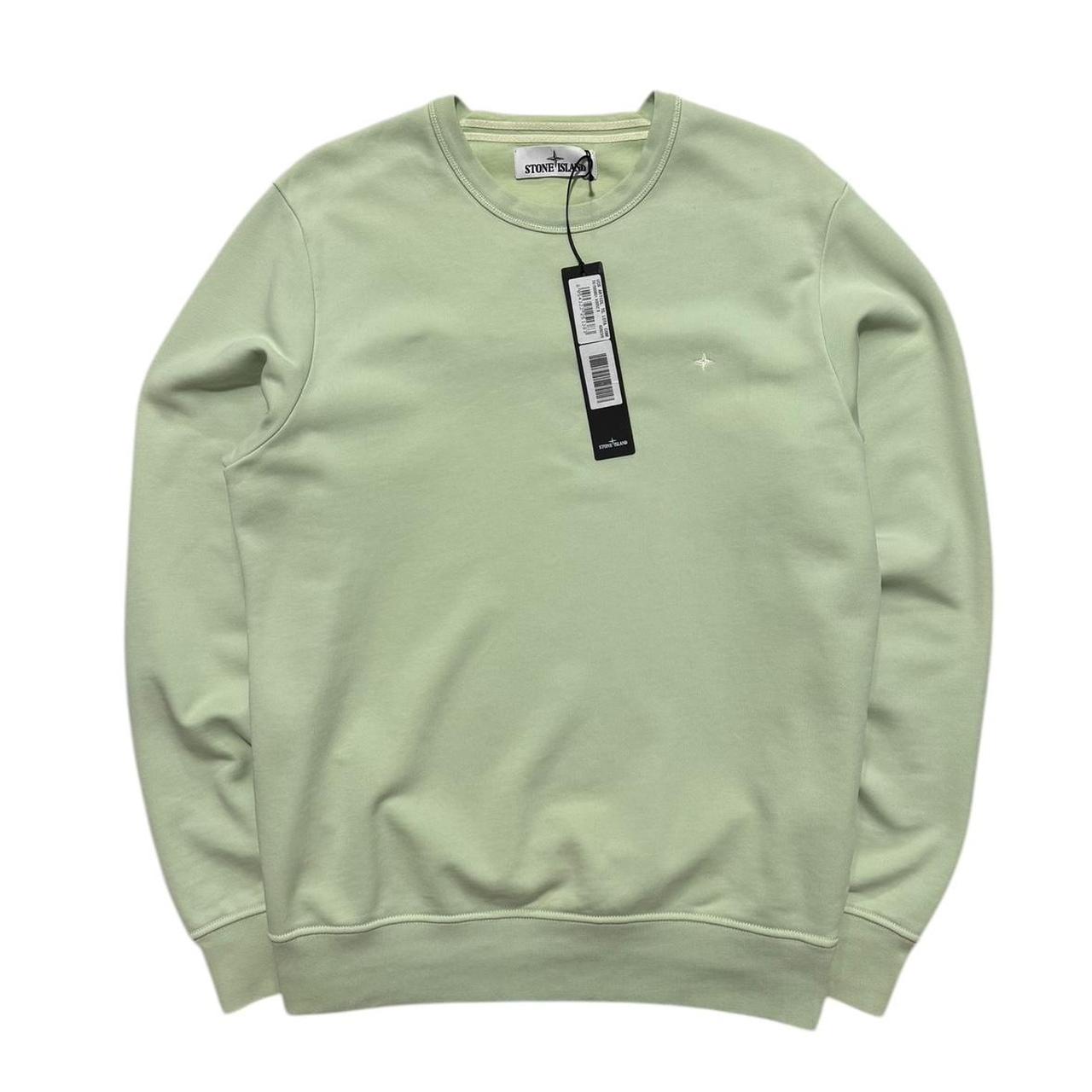 Stone Island Lime Pullover Crewneck | Small, Lime