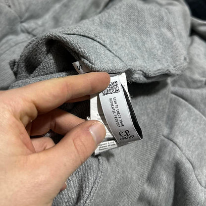 CP Company Grey Goggle Hoodie | Small, Grey