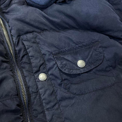 CP Company Blue Down Goggle Jacket