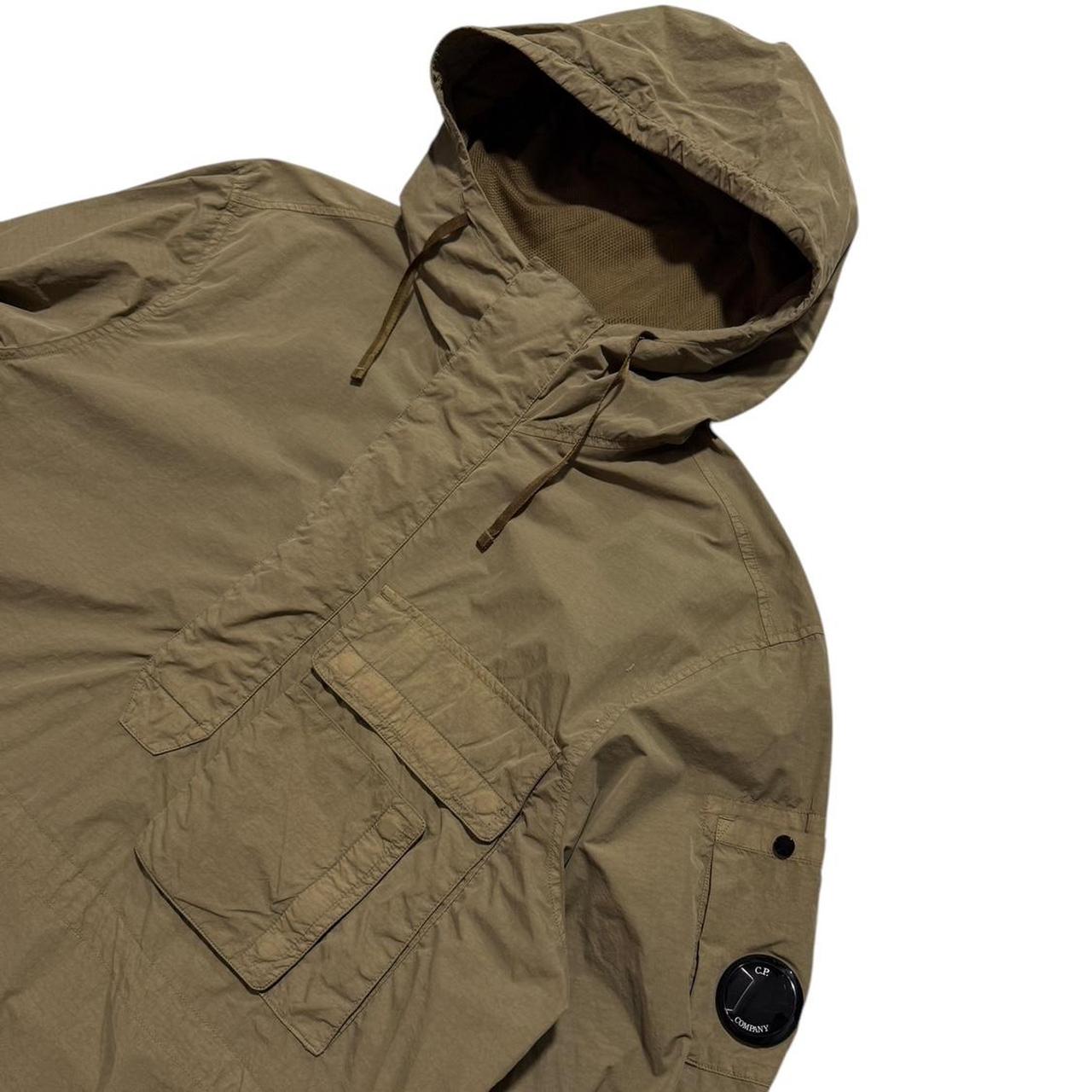 CP Company Flatt Nylon Pullover Jacket | Large, Olive