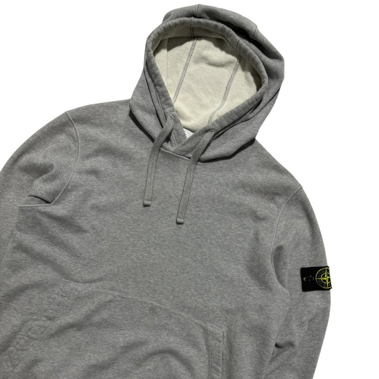 Stone Island Grey Pullover Hoodie