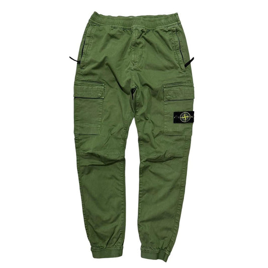 Stone Island Green Cargo Bottoms