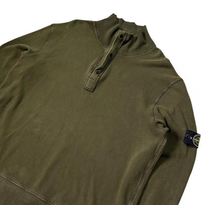 Stone Island Khaki Quarter Zip