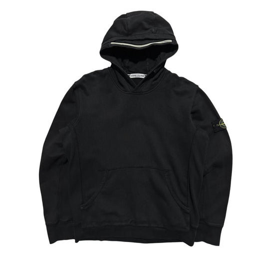 Stone Island Black Heavy Pullover Hoodie