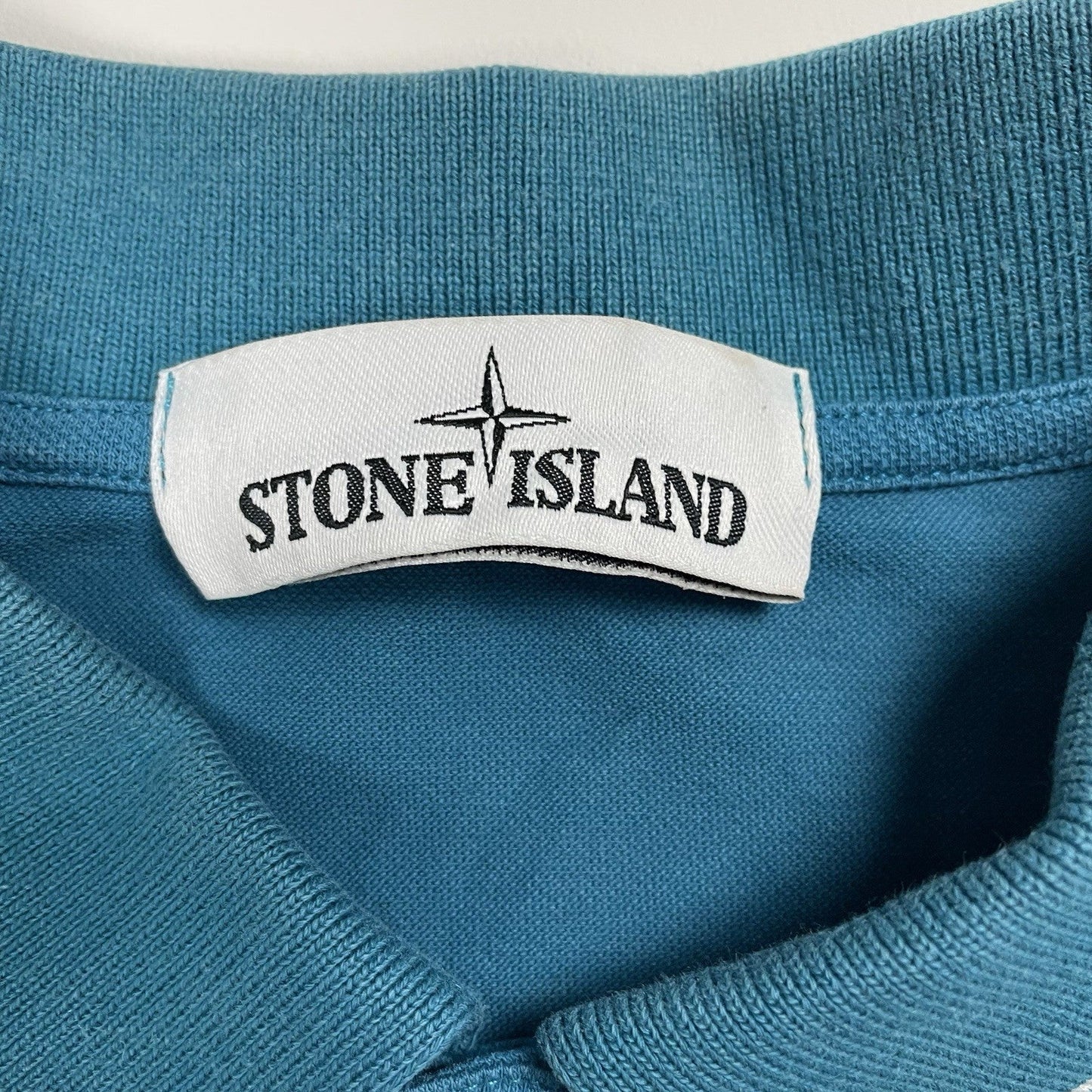 Stone Island Long Sleeve Polo Shirt, Size Medium | O/S, Blue
