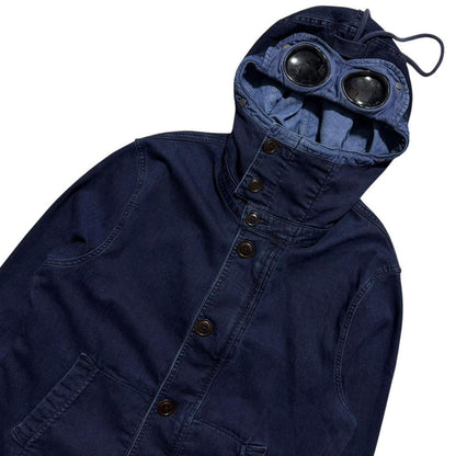 CP Company Isko Indigo Goggle Hoodie