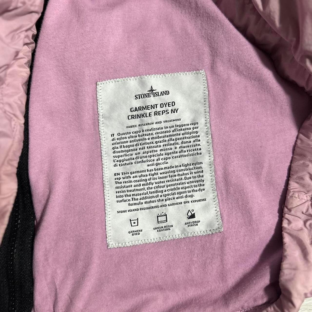 Stone Island Pink Crinkle Reps Jacket - Known Source