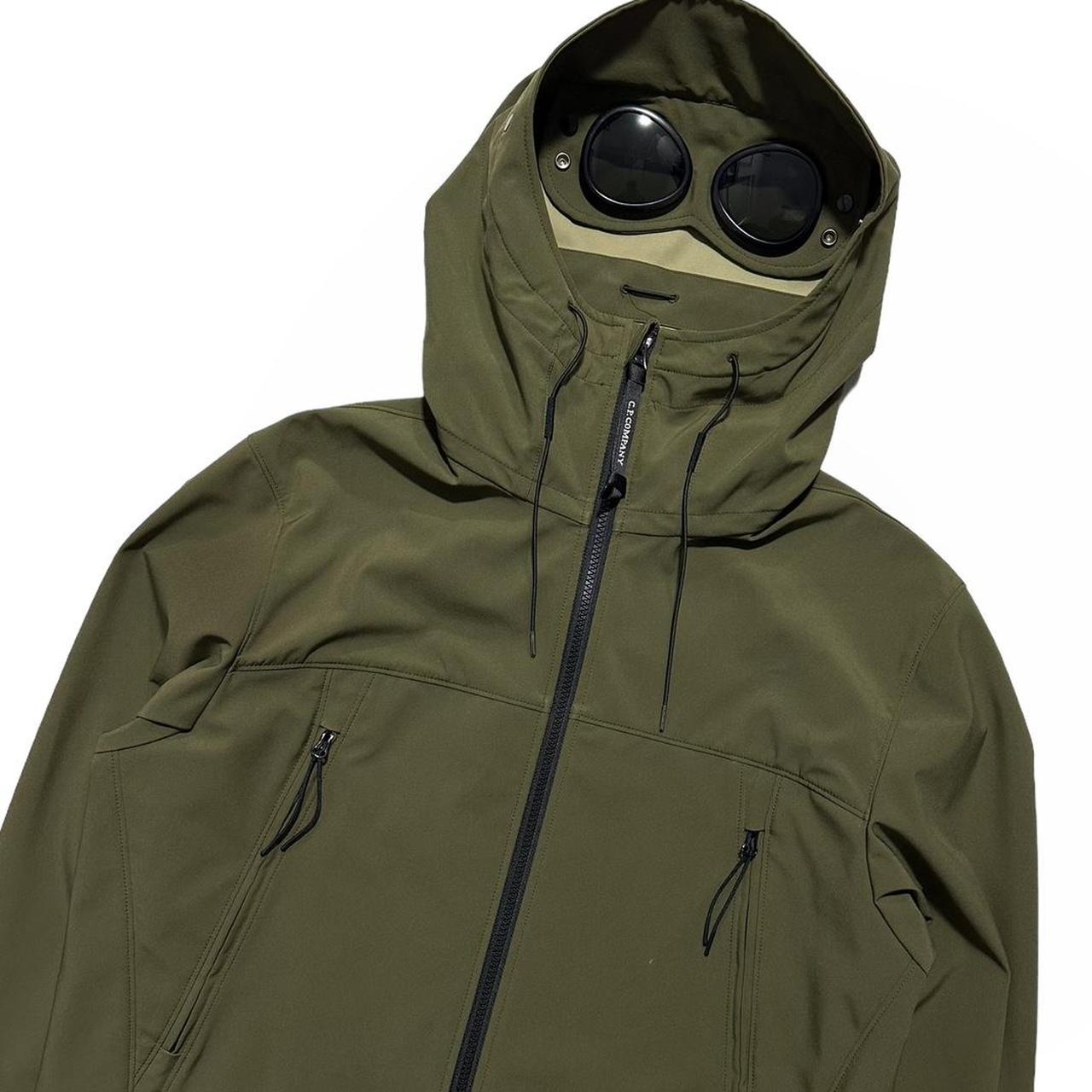 CP Company Khaki Soft Shell Goggle Jacket