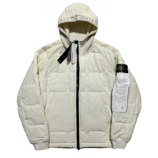 Stone Island Cupro Cotton Stella Knit Jacket