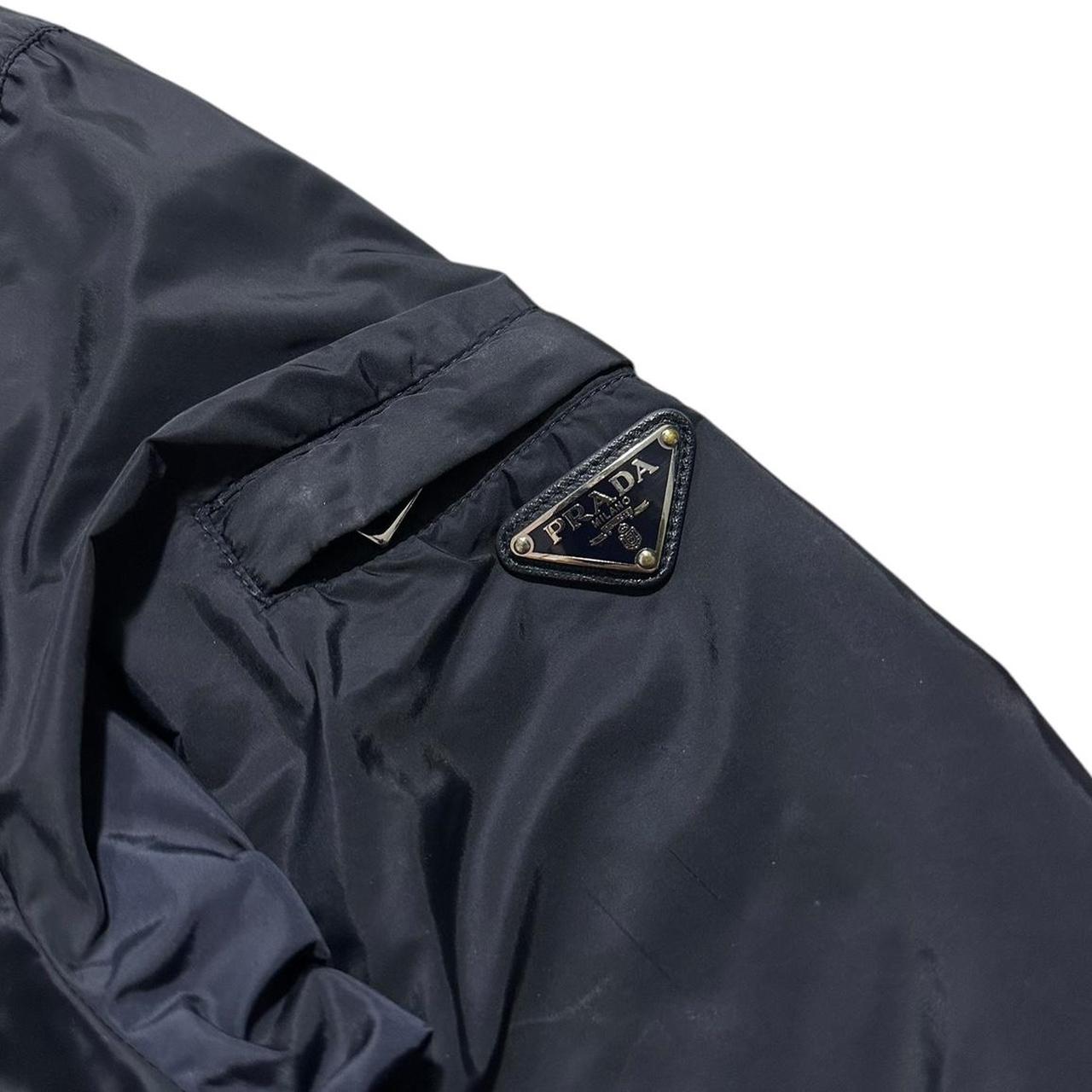 Prada Navy Nylon Jacket | Large, Navy