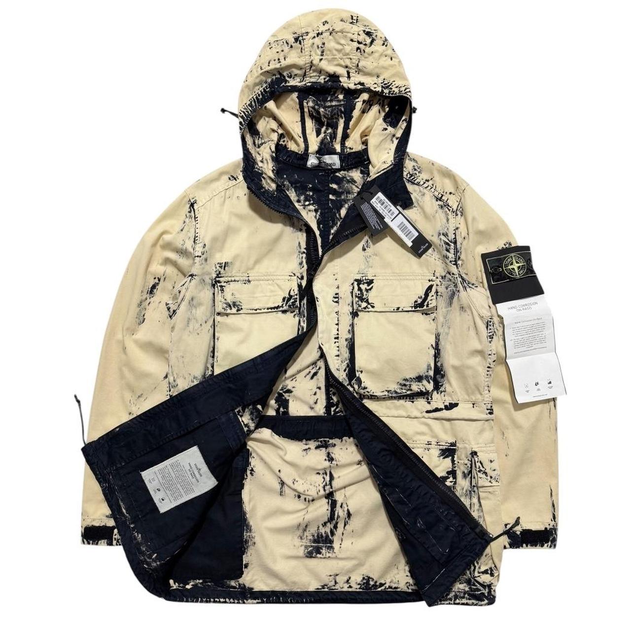 Stone Island 2017 Hand Corrosion On Raso Jacket – Known Source