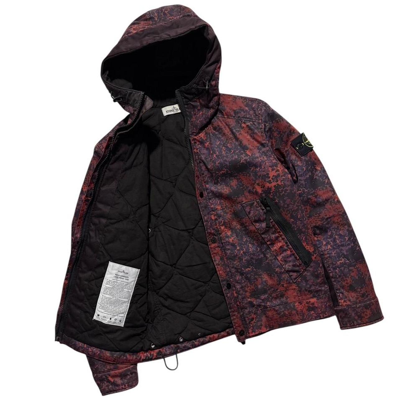 Stone Island Raso Gommato Camo OVD Jacket