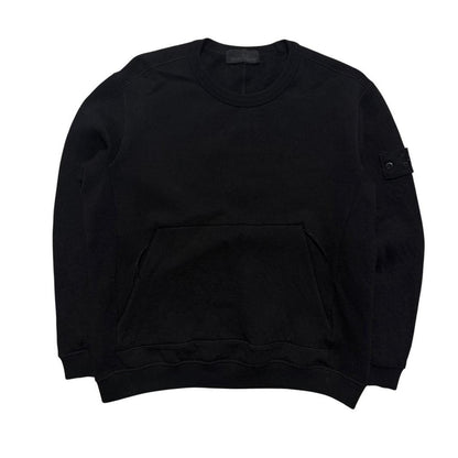 Stone Island Ghost Pullover Crewneck | Large, Black