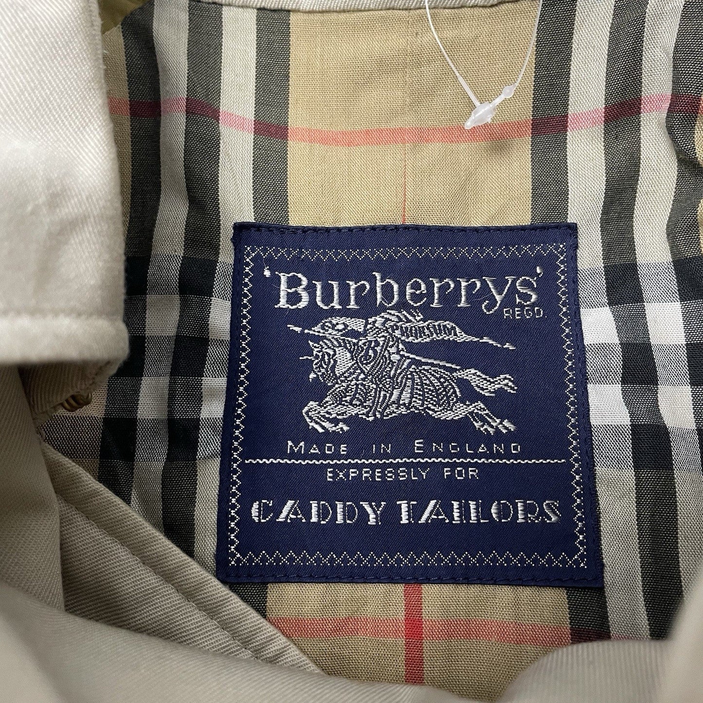 Vintage Burberry Beige Trench Coat, Size 50 | O/S, Beige