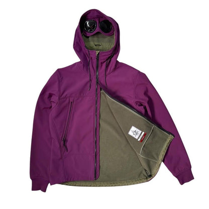 CP Company Purple Soft Shell Goggle Jacket