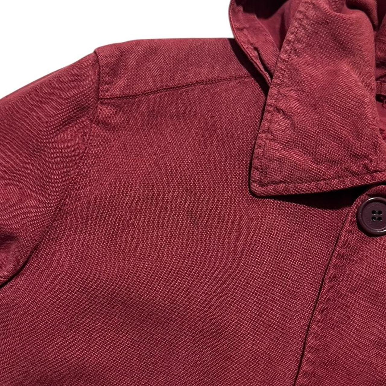 CP Company Lino Google Jacket | Large, Red