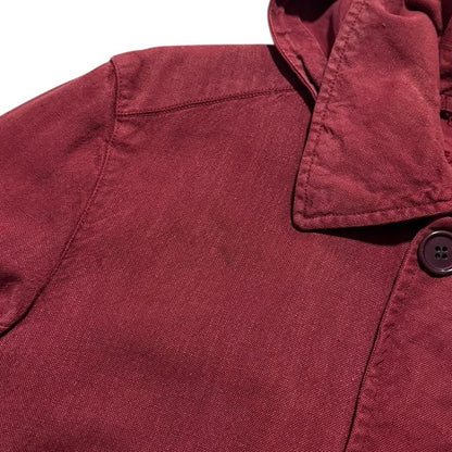 CP Company Lino Google Jacket | Large, Red