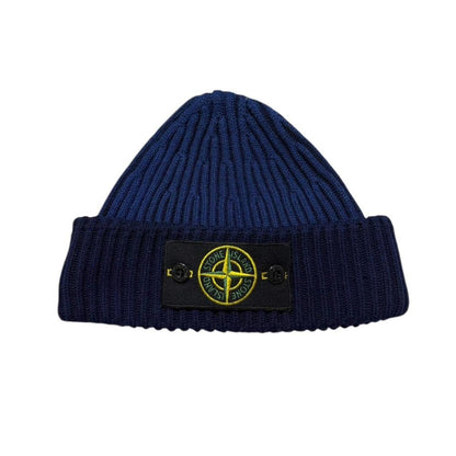 Stone Island Ribbed BeanieGreat condition, small... | O/S, Navy