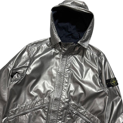 Stone Island Raso Gommato spaceman Reversible Jacket