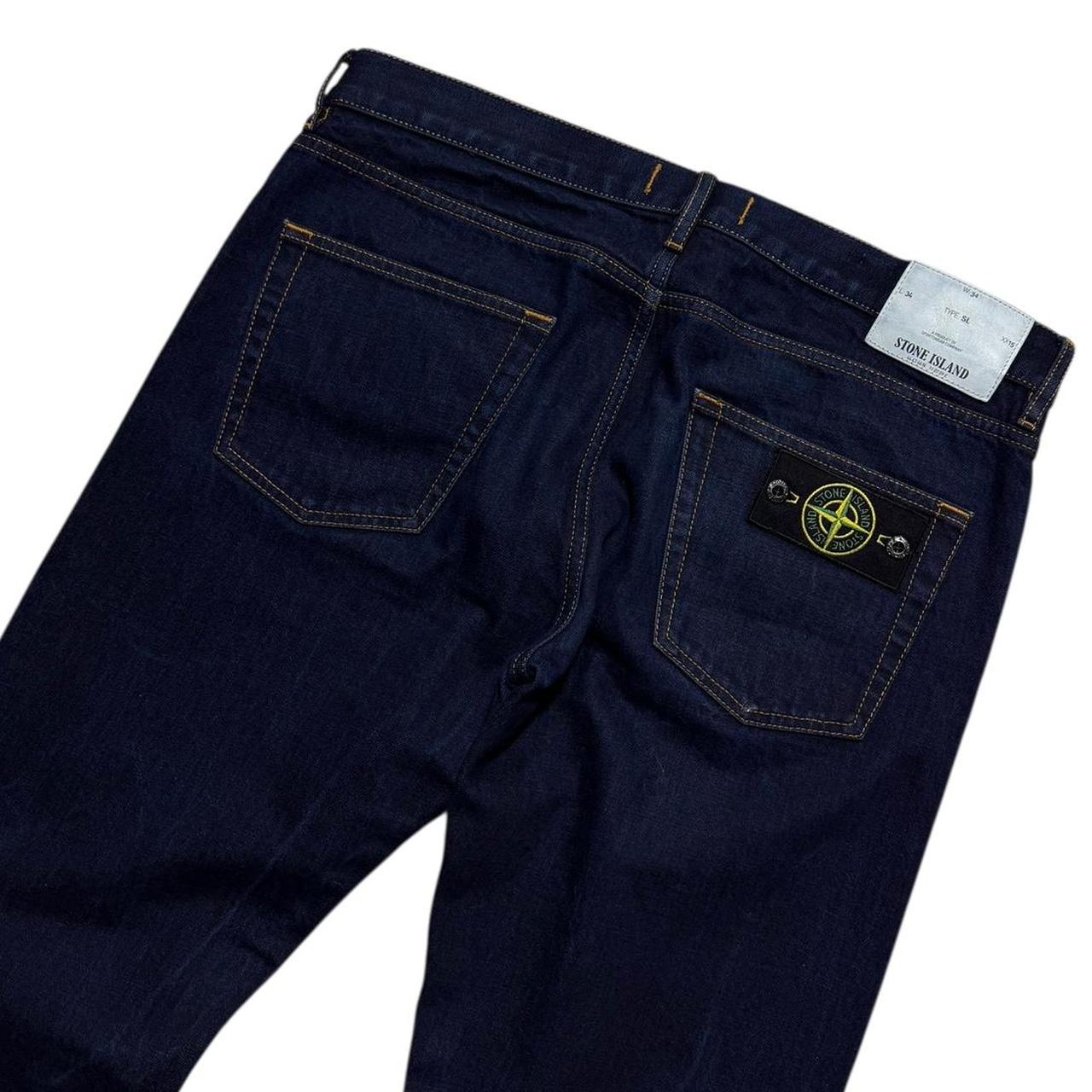 Stone Island Denim Jeans | W34, Dark Indigo