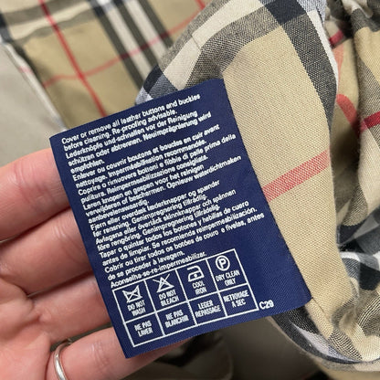Vintage Burberrys Nova Check Trench, Size 50 Reg | O/S, Beige
