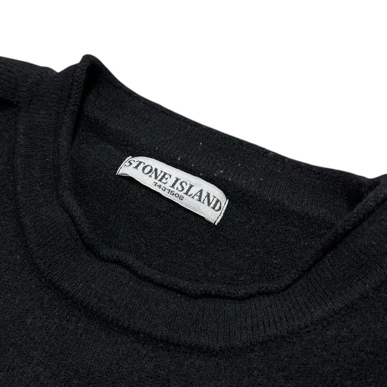 Stone Island Black Shoulder Knit Pullover