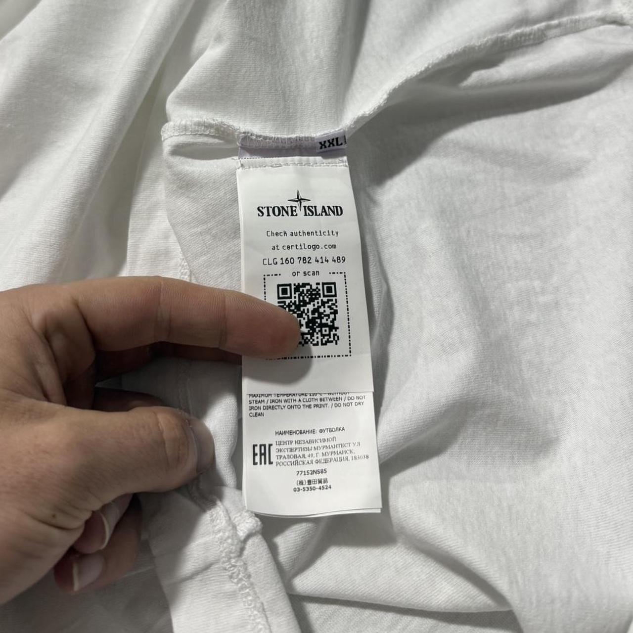 Stone Island Print T-Shirt | XXL, White