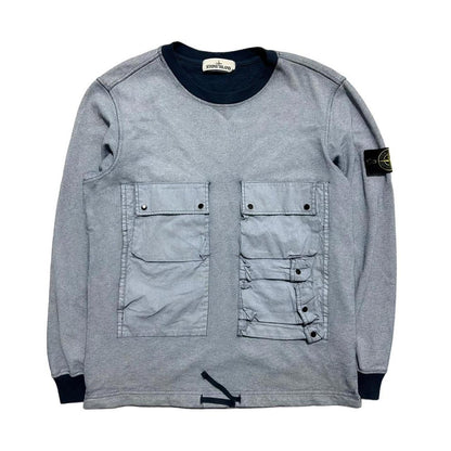 Stone Island Tela Placcata Pullover Crewneck